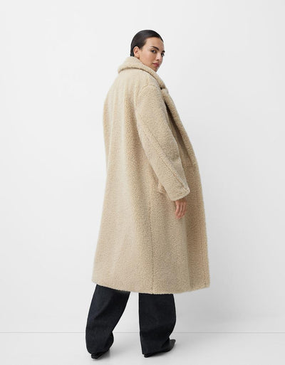 Long Women’s Teddy Coat | Warm