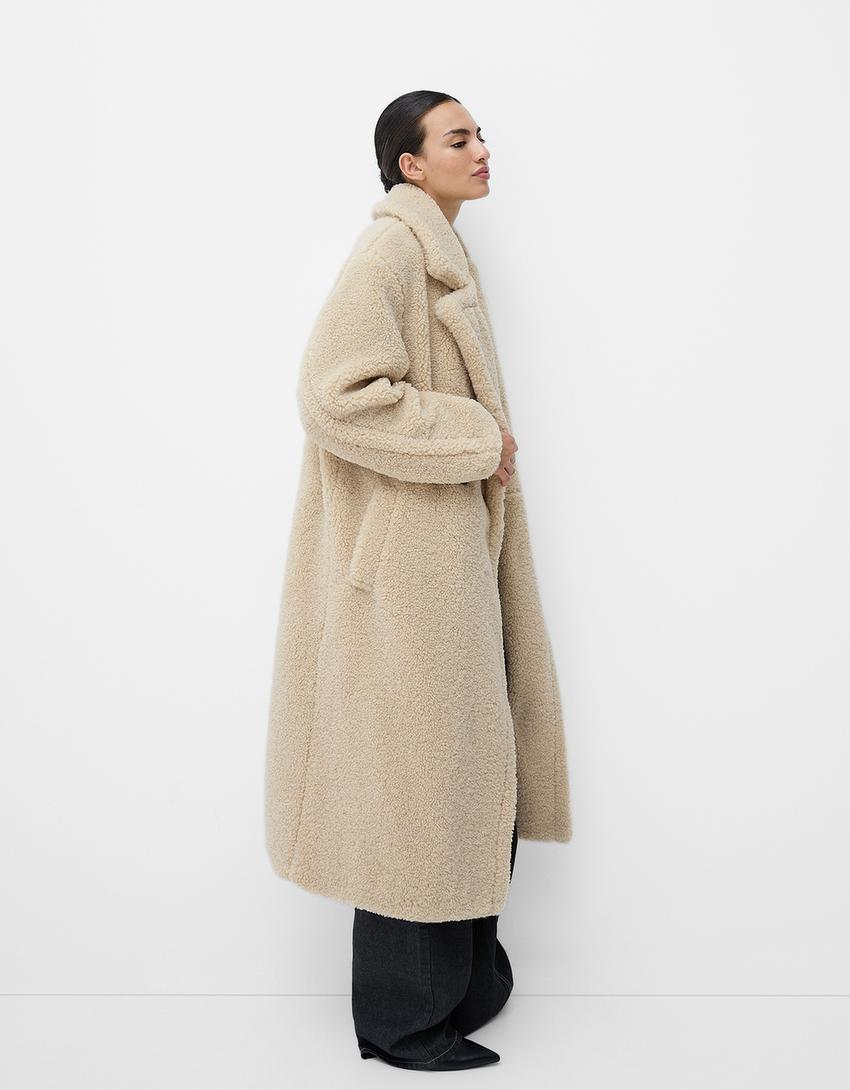 Long Women’s Teddy Coat | Warm