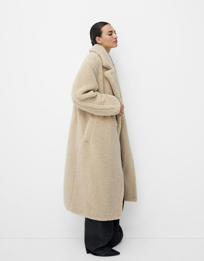 Long Women’s Teddy Coat | Warm