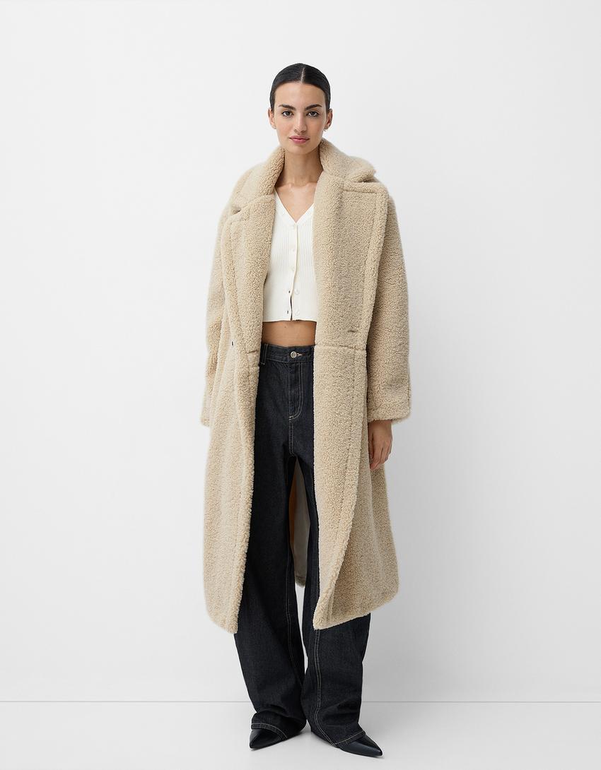 Long Women’s Teddy Coat | Warm