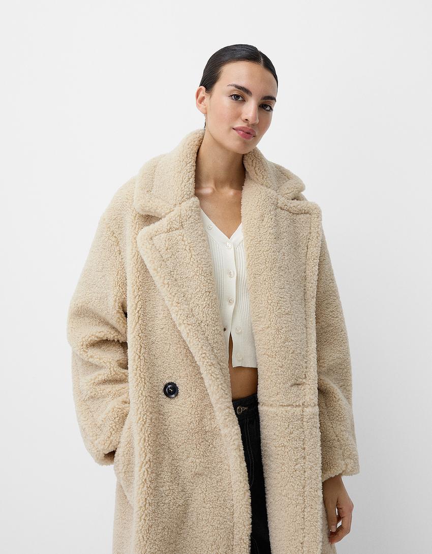 Long Women’s Teddy Coat | Warm
