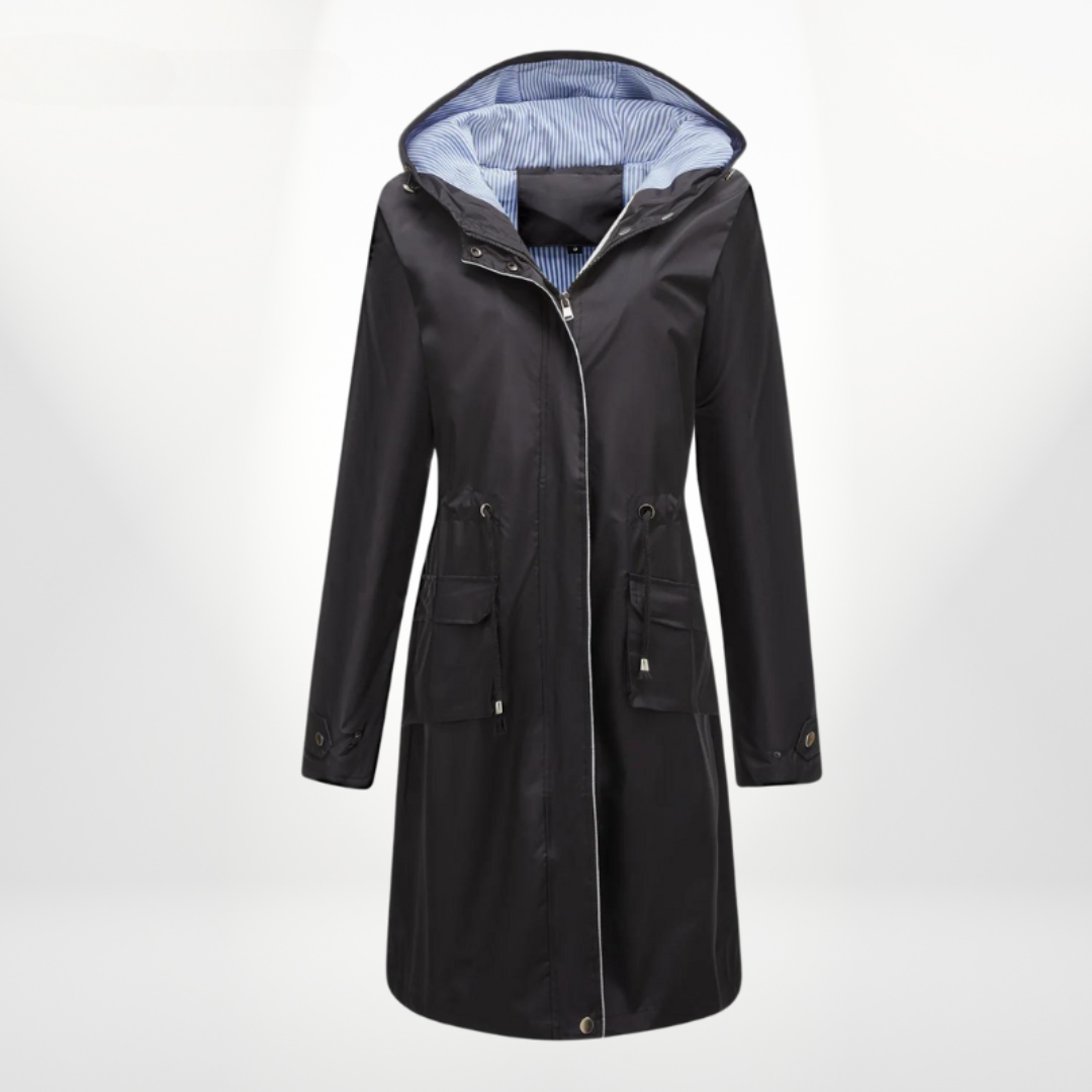 Women's Waterproof Trench Coat | With Hood