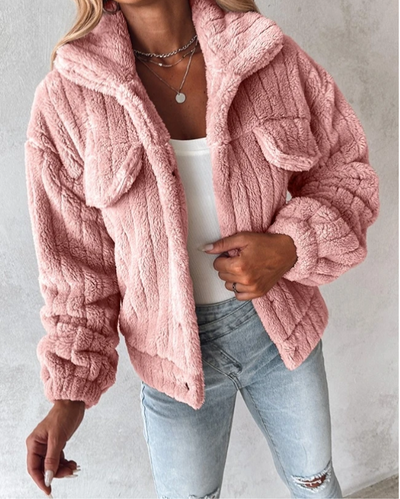 Warm Women’s Teddy Coat | Short