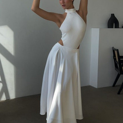 Women’s High-Waisted Stylish Flowing Skirt | Maxi