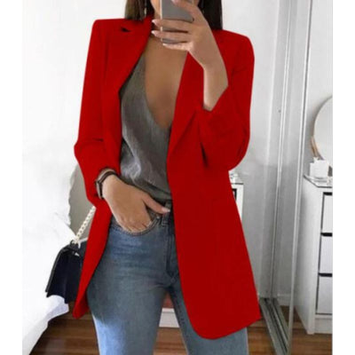 Formal Long-Sleeve Blazer For Women | Work