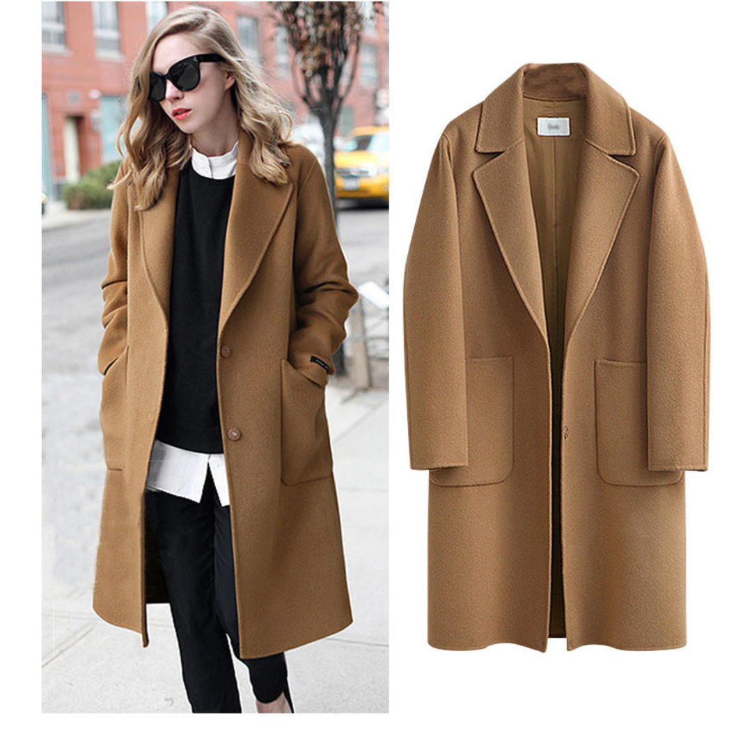 Classic Long Women's Winter Trench Coat