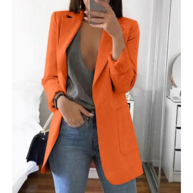 Formal Long-Sleeve Blazer For Women | Work