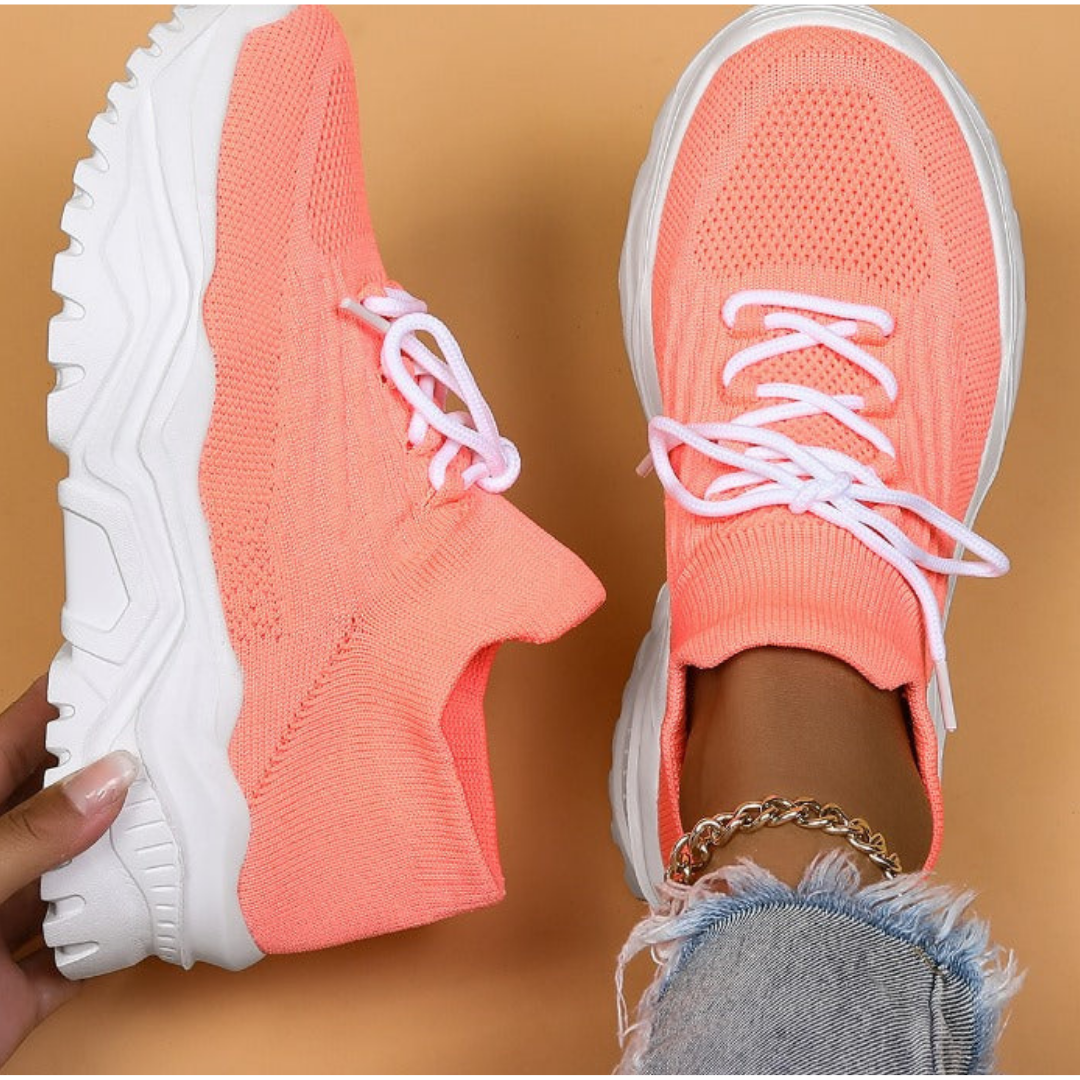 Women’s Lace-Up Casual Running Trainers | Sport