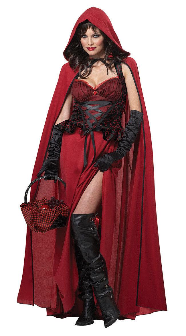 Fairytale Dress with Cape Halloween Costume | Maxi