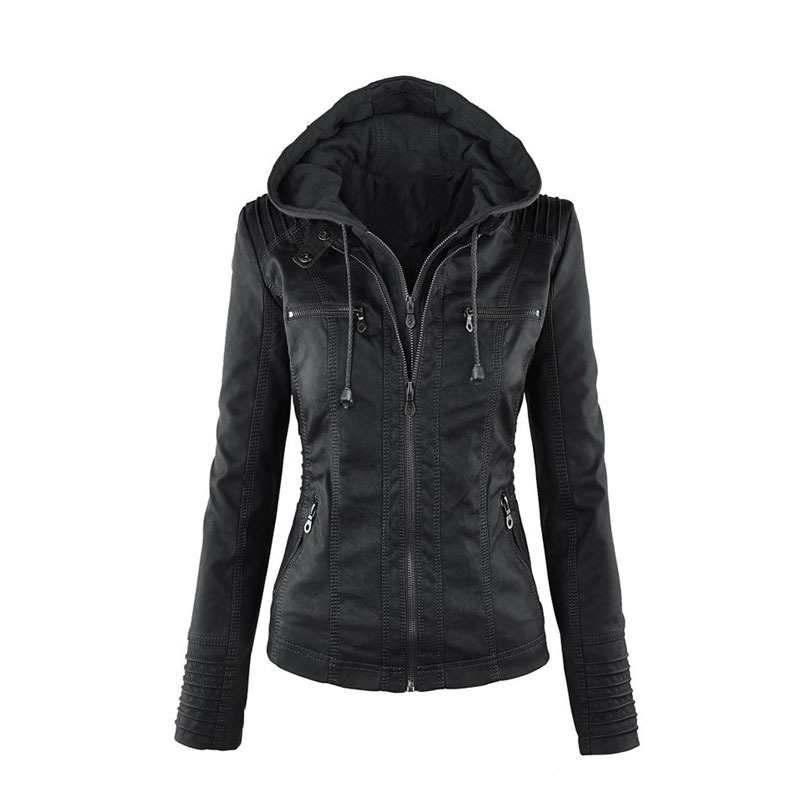 Women's Hooded Jacket With Zip | Modern Fit
