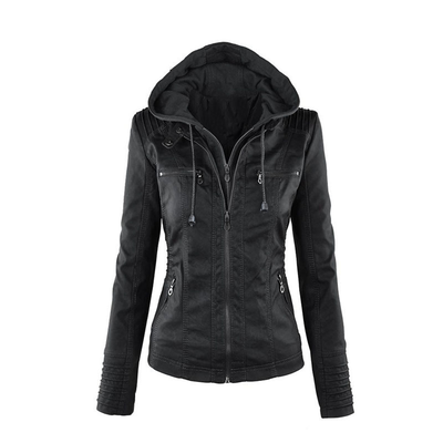 Women's Hooded Jacket With Zip | Modern Fit