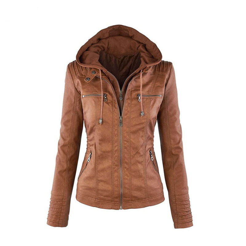 Women's Hooded Jacket With Zip | Modern Fit