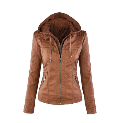 Women's Hooded Jacket With Zip | Modern Fit