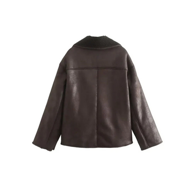 Women's Long Sleeve Stylish Lapel Jacket | Winter