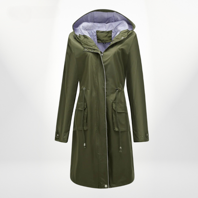 Women's Waterproof Trench Coat | With Hood