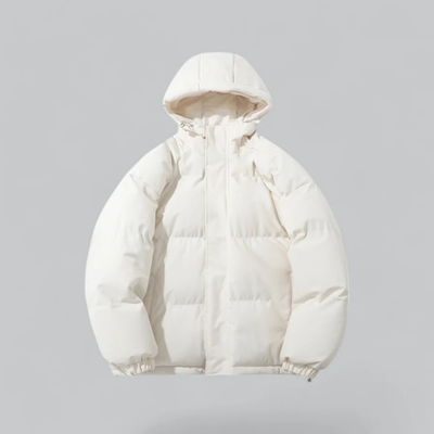 Unisex Classic Down Winter Jacket with Zip | Hooded