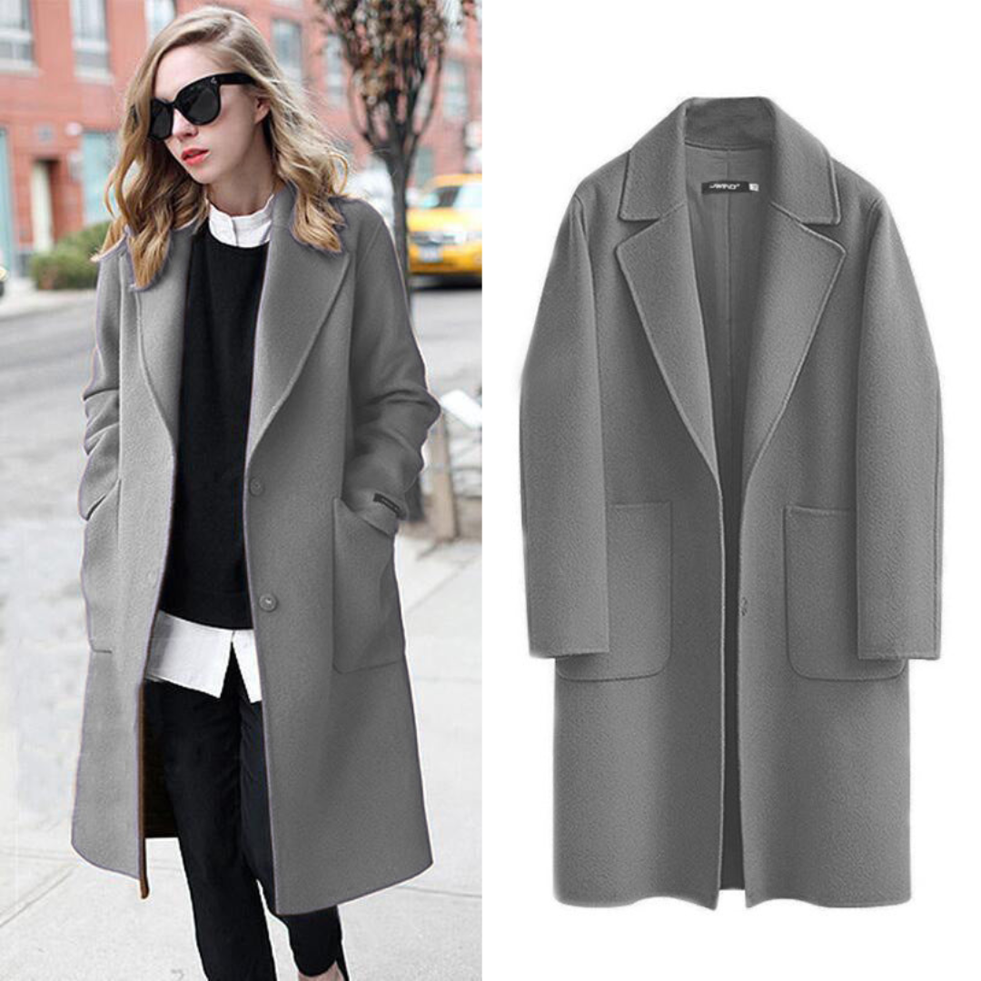 Classic Long Women's Winter Trench Coat
