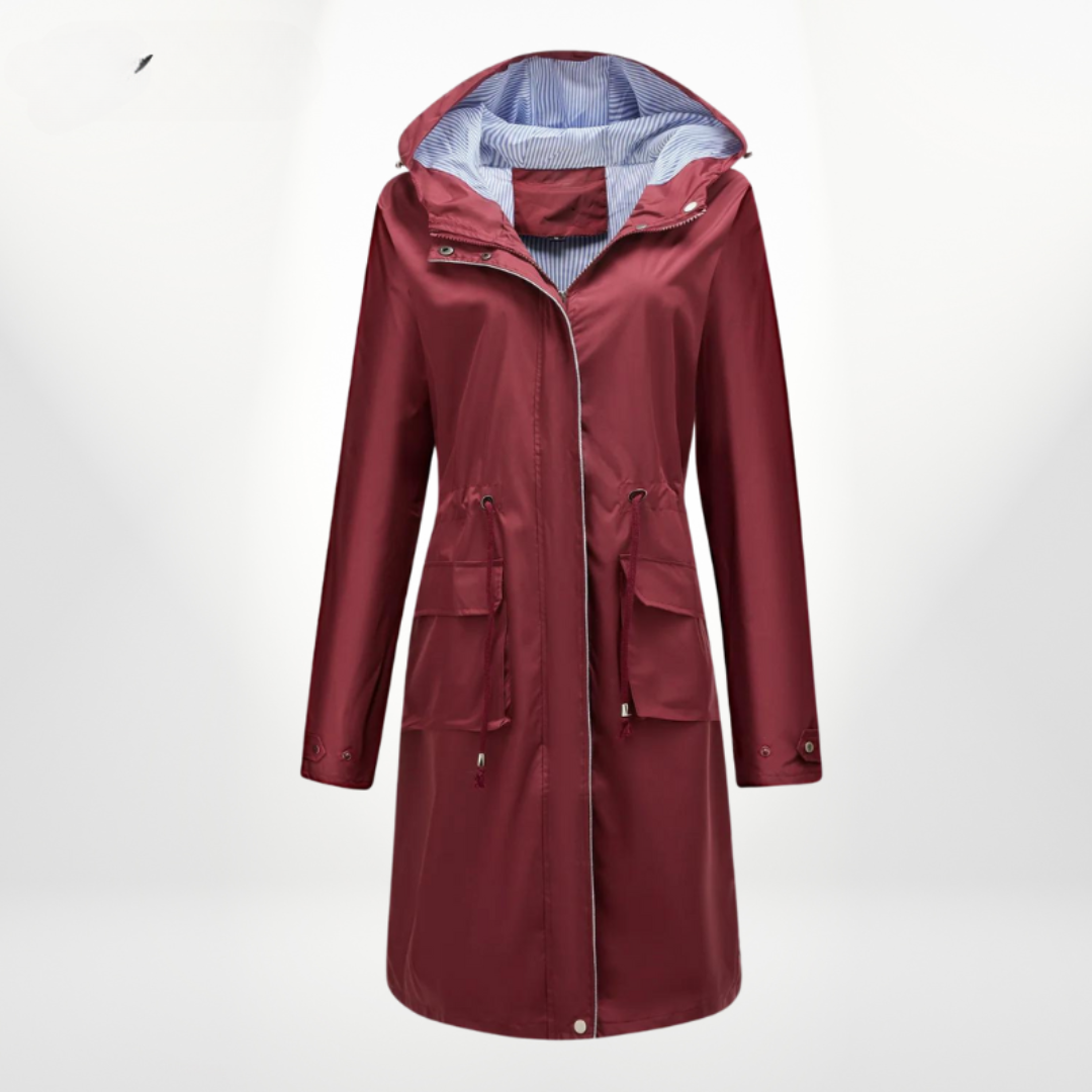 Women's Waterproof Trench Coat | With Hood
