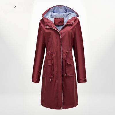 Women's Waterproof Trench Coat | With Hood
