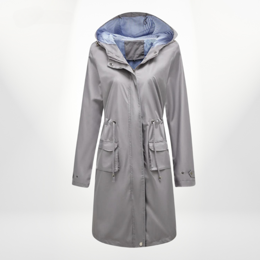 Women's Waterproof Trench Coat | With Hood