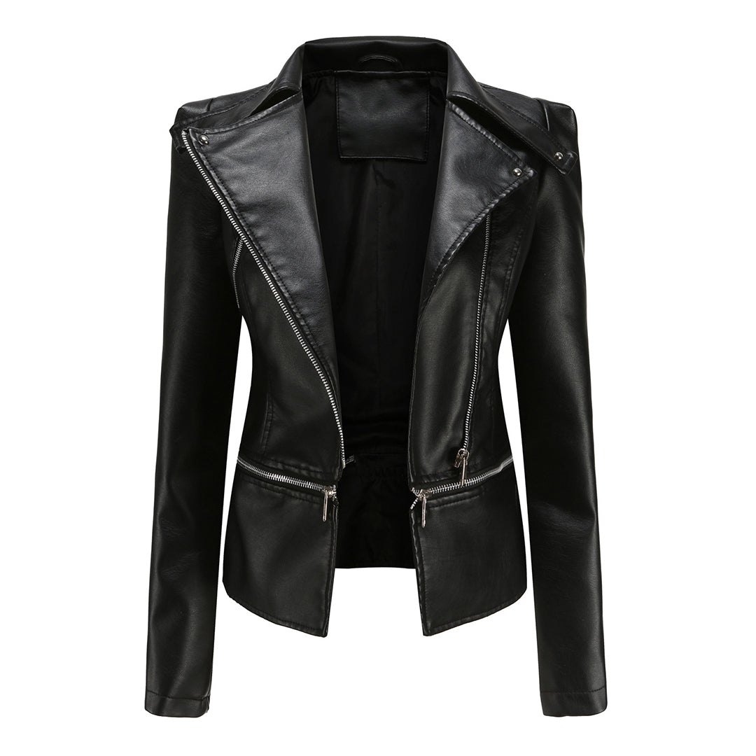 Slim Fit Women's Biker Jacket | Casual