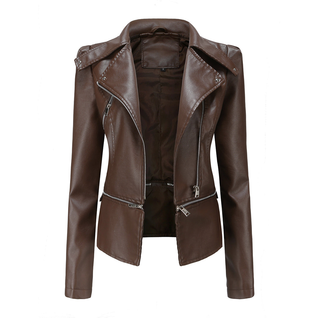 Slim Fit Women's Biker Jacket | Casual
