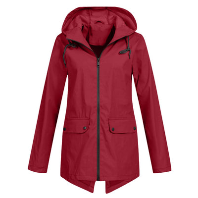 Women's Hooded Rain Jacket | Waterproof