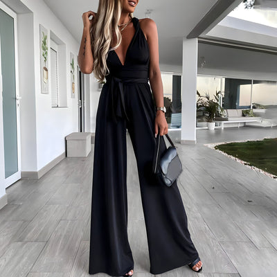 Sleeveless V-Neck Jumpsuit for Women | Summer