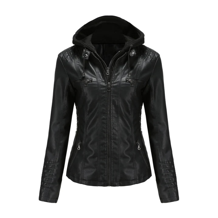 Women's Winter Jacket with Hood | Zip Fastening