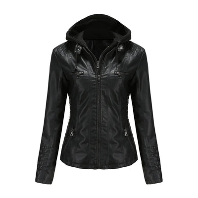 Women's Winter Jacket with Hood | Zip Fastening