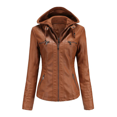 Women's Winter Jacket with Hood | Zip Fastening