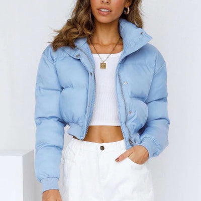 Women’s Short Hooded Transitional Jacket