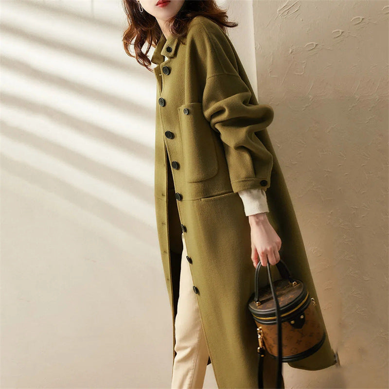 Stylish Long Women's Trench Coat | Winter