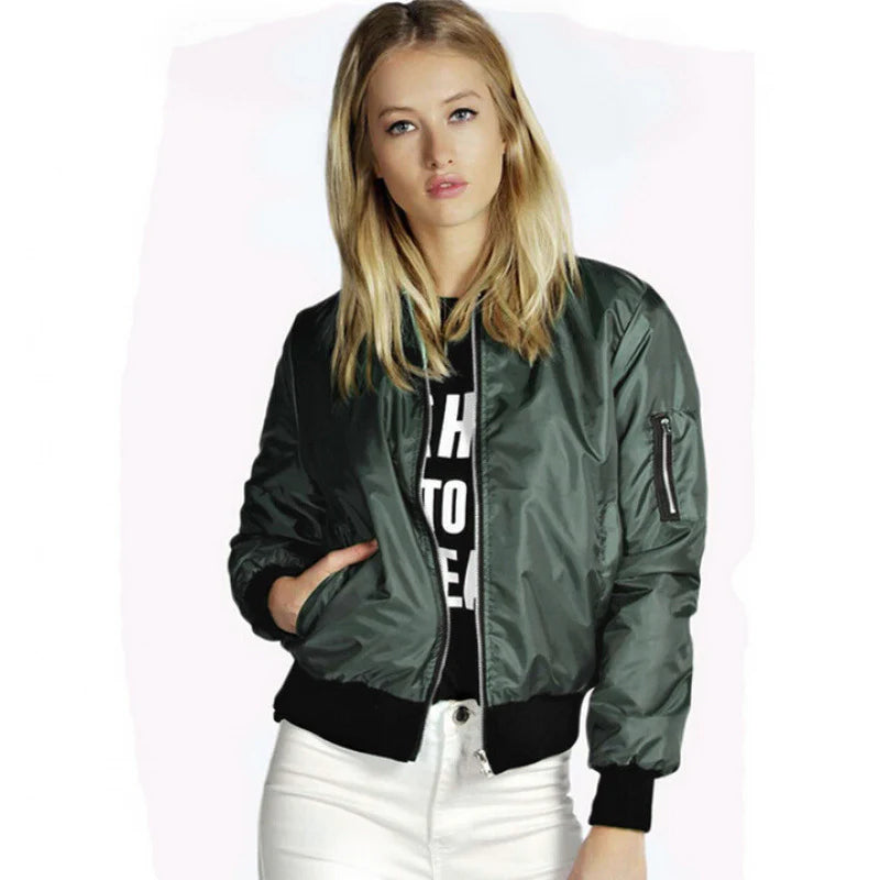 Women’s Bomber Transitional Jacket | Long Sleeve
