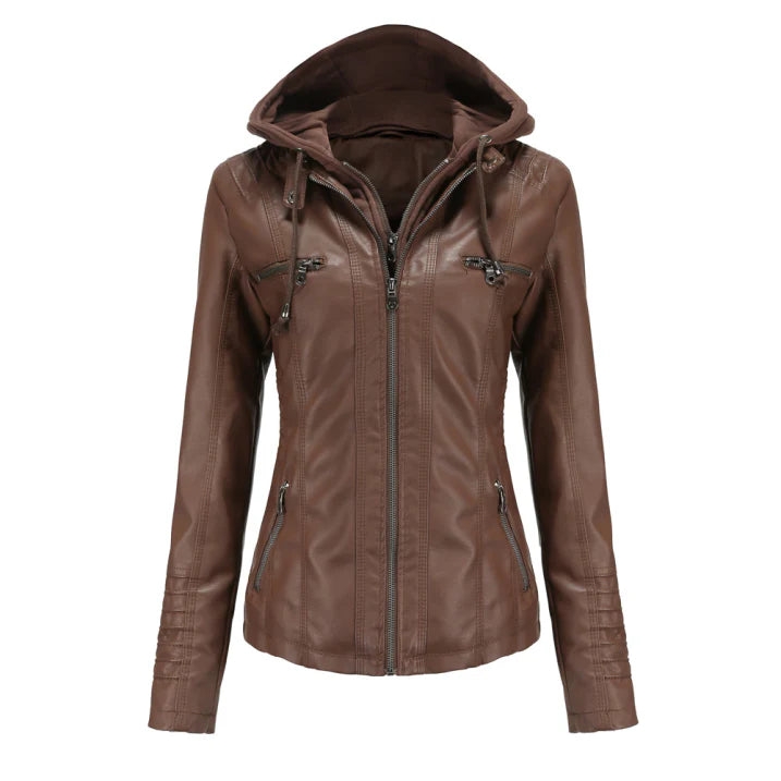 Women's Winter Jacket with Hood | Zip Fastening