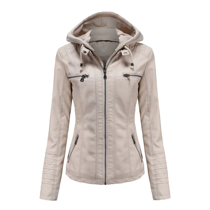 Women's Winter Jacket with Hood | Zip Fastening
