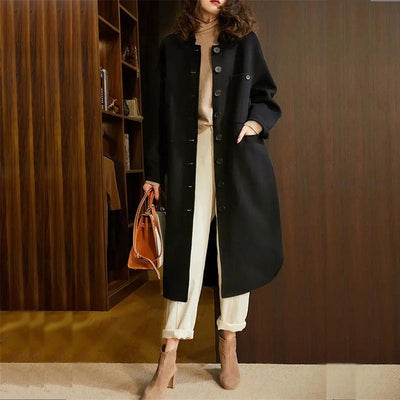 Stylish Long Women's Trench Coat | Winter