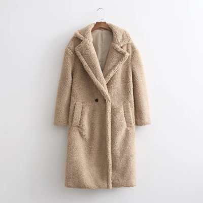 Long Women’s Teddy Coat | Warm