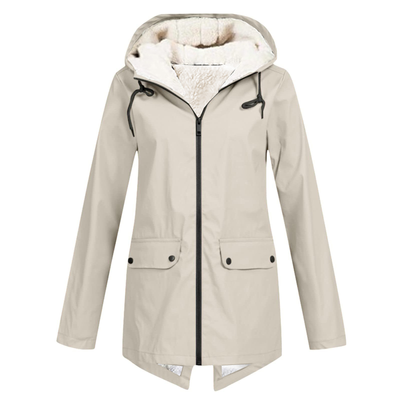 Women's Winter Waterproof Trench Coat | With Hood