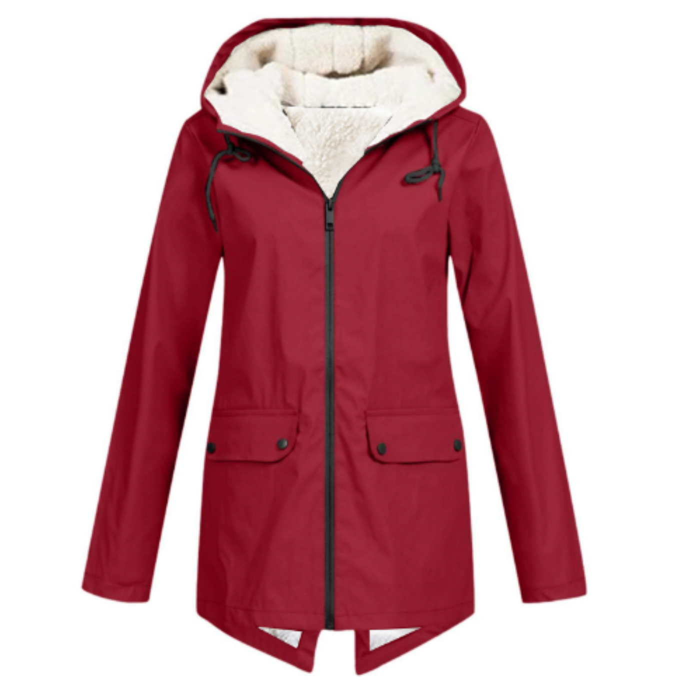 Women's Winter Waterproof Trench Coat | With Hood