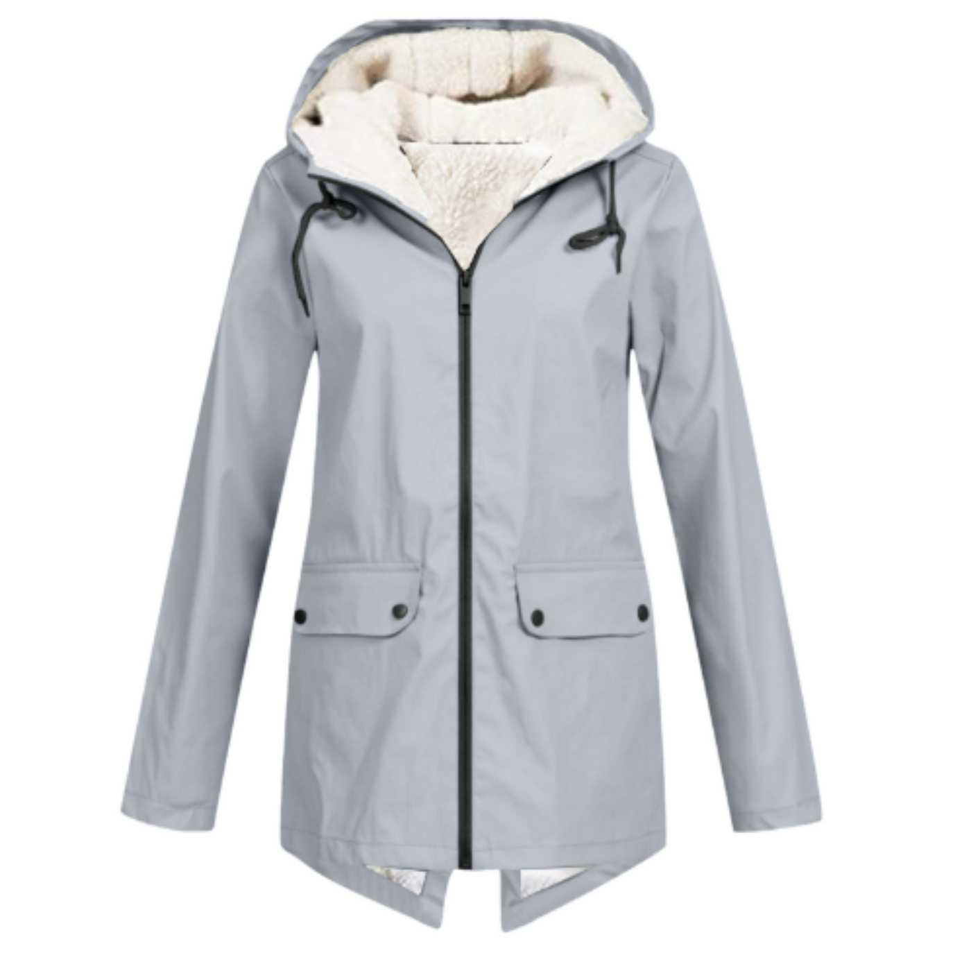 Women's Winter Waterproof Trench Coat | With Hood