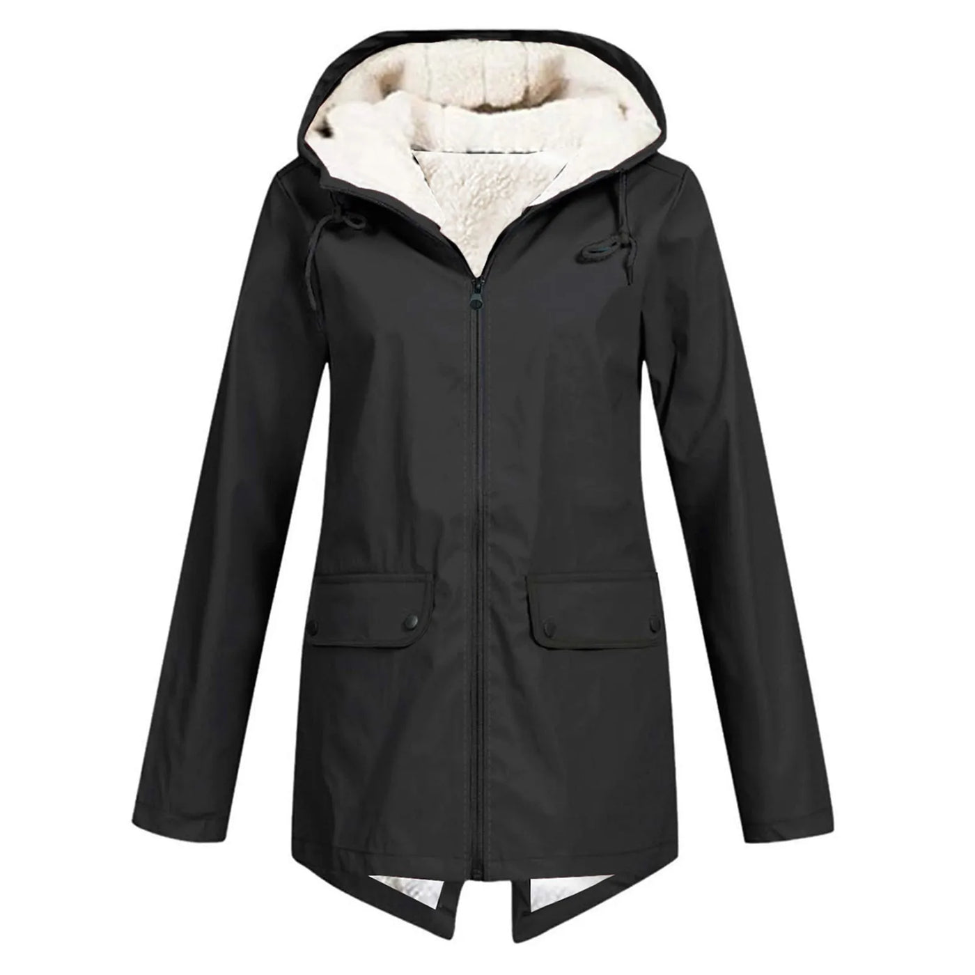 Women's Winter Waterproof Trench Coat | With Hood