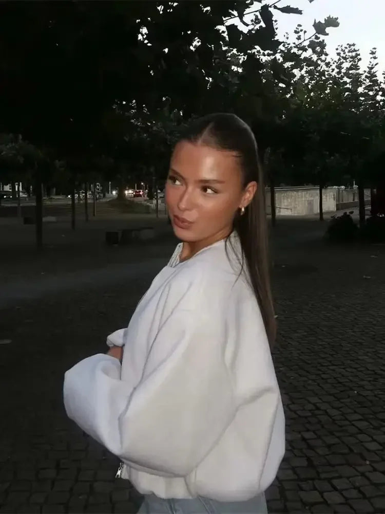 Women’s Round-Neck Transitional Jacket | Long Sleeve