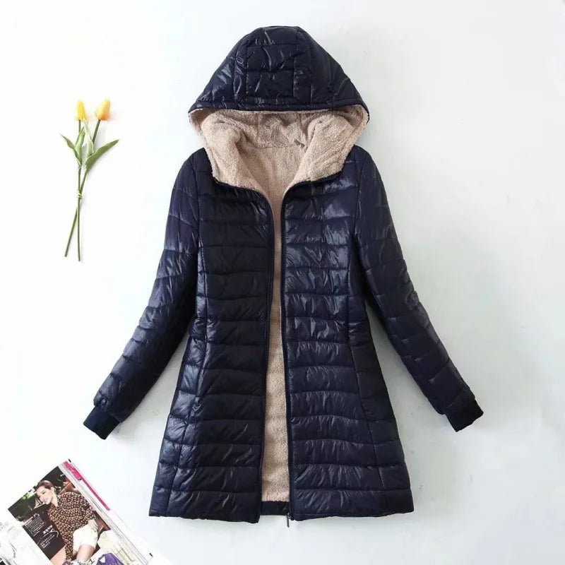Women’s Winter Fleece Jacket | With Hood