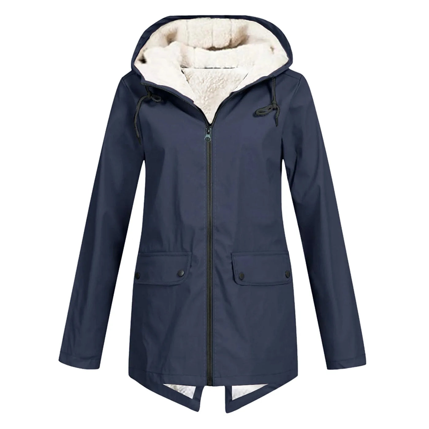 Women's Winter Waterproof Trench Coat | With Hood