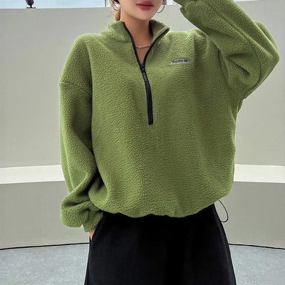Cosy Women’s Winter Sweatshirt | Half Zip