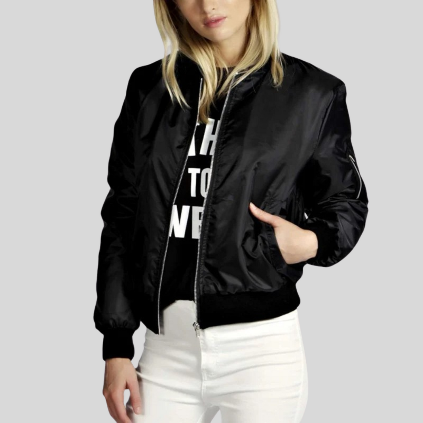 Women’s Bomber Transitional Jacket | Long Sleeve