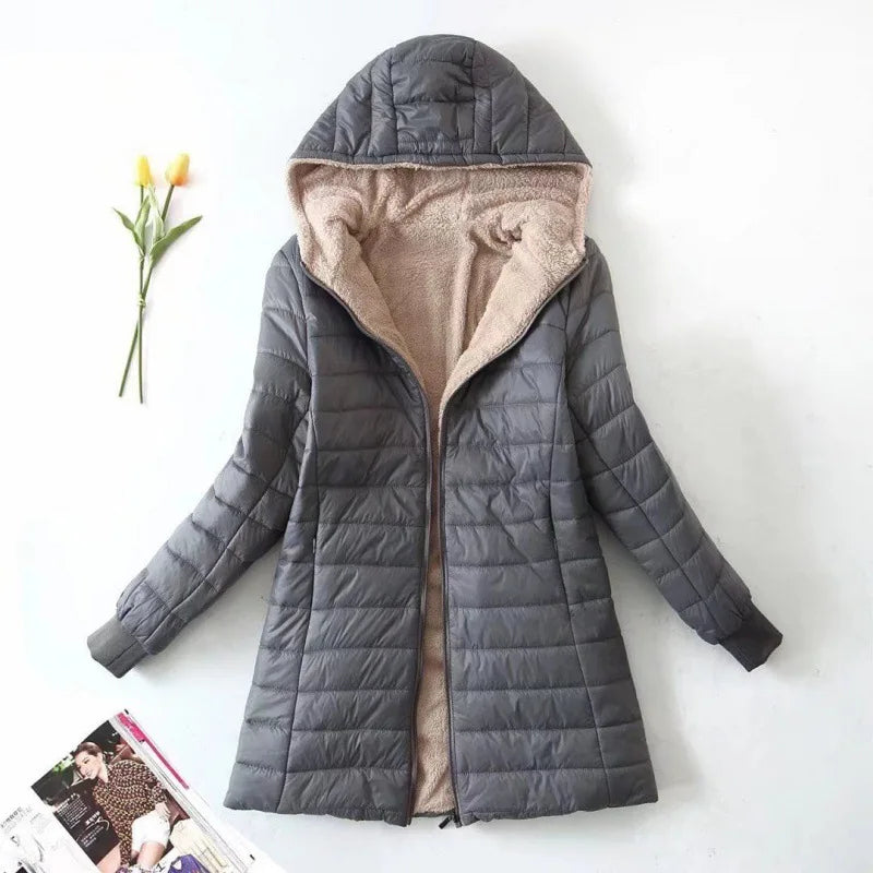 Women’s Winter Fleece Jacket | With Hood