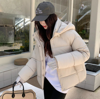 Black Down Jacket for Women | With Hood