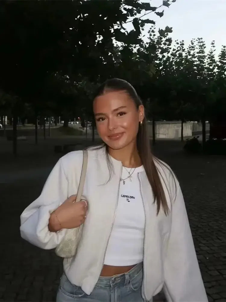 Women’s Round-Neck Transitional Jacket | Long Sleeve